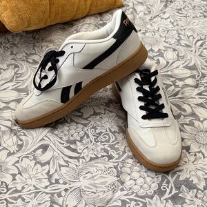 Reebok Classic White and Black Shoes